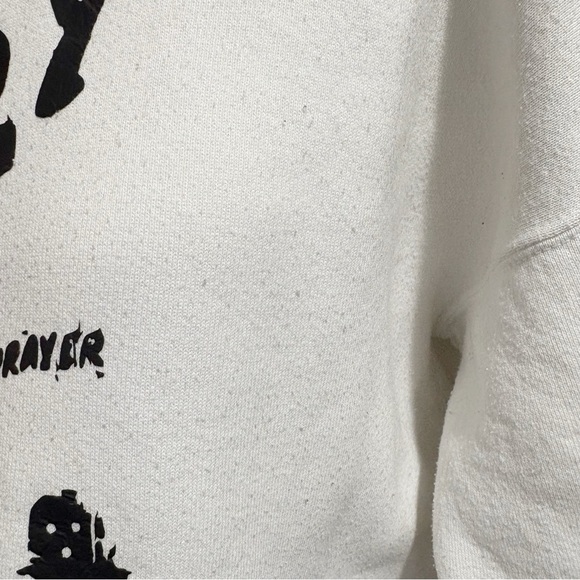 Rare P Riot Punk Band Merch Vintage Lee Heavyweight Cotton Blend Sweatshirt - Picture 6 of 16